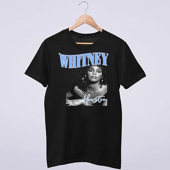 Whitney Houston Vintage T Shirt Retro Music Graphic Fan Gift Singer Concert 92 - Picture 1 of 5